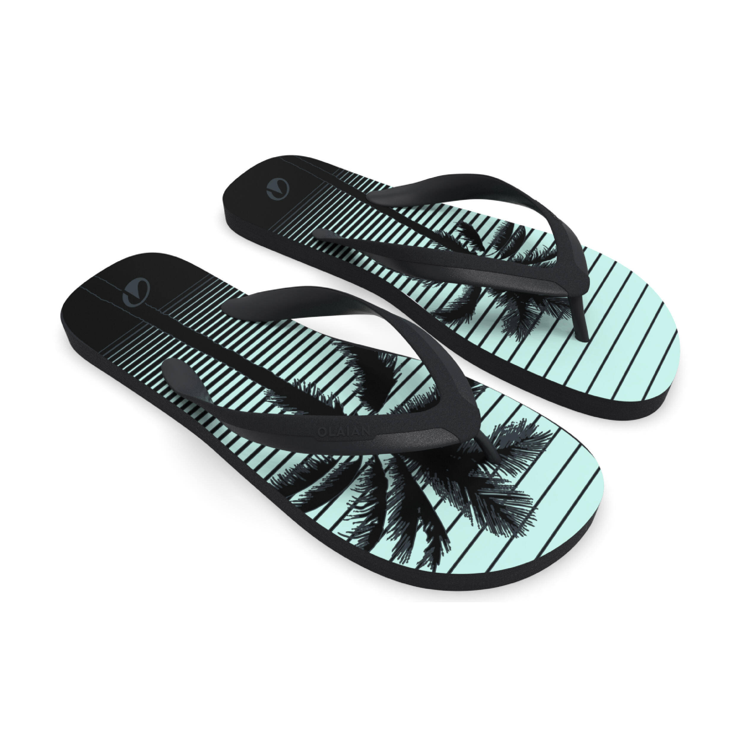 Men Flip-Flops 120 Palmline Black -  2