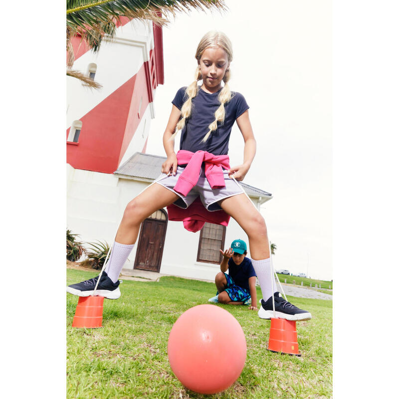 Minge Fotbal Light LEARNING BALL Albastru-Verde-Violet Mărimea 4