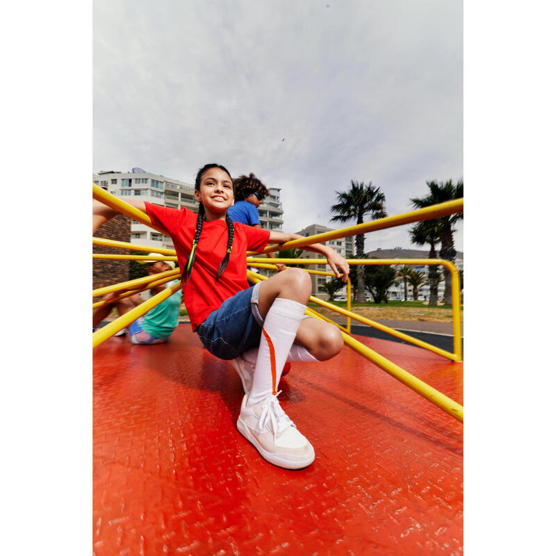 Çocuk Pamuklu Spor Tişörtü - Kırmızı