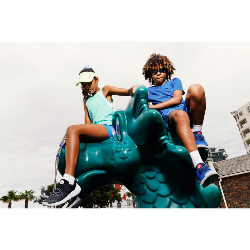 T-shirt multisport coton enfant mixte, Bleu