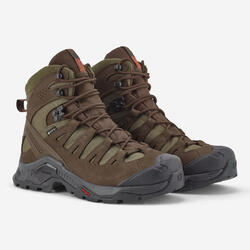 Chaussures chasse imperméables homme salomon quest tracker gtx marron