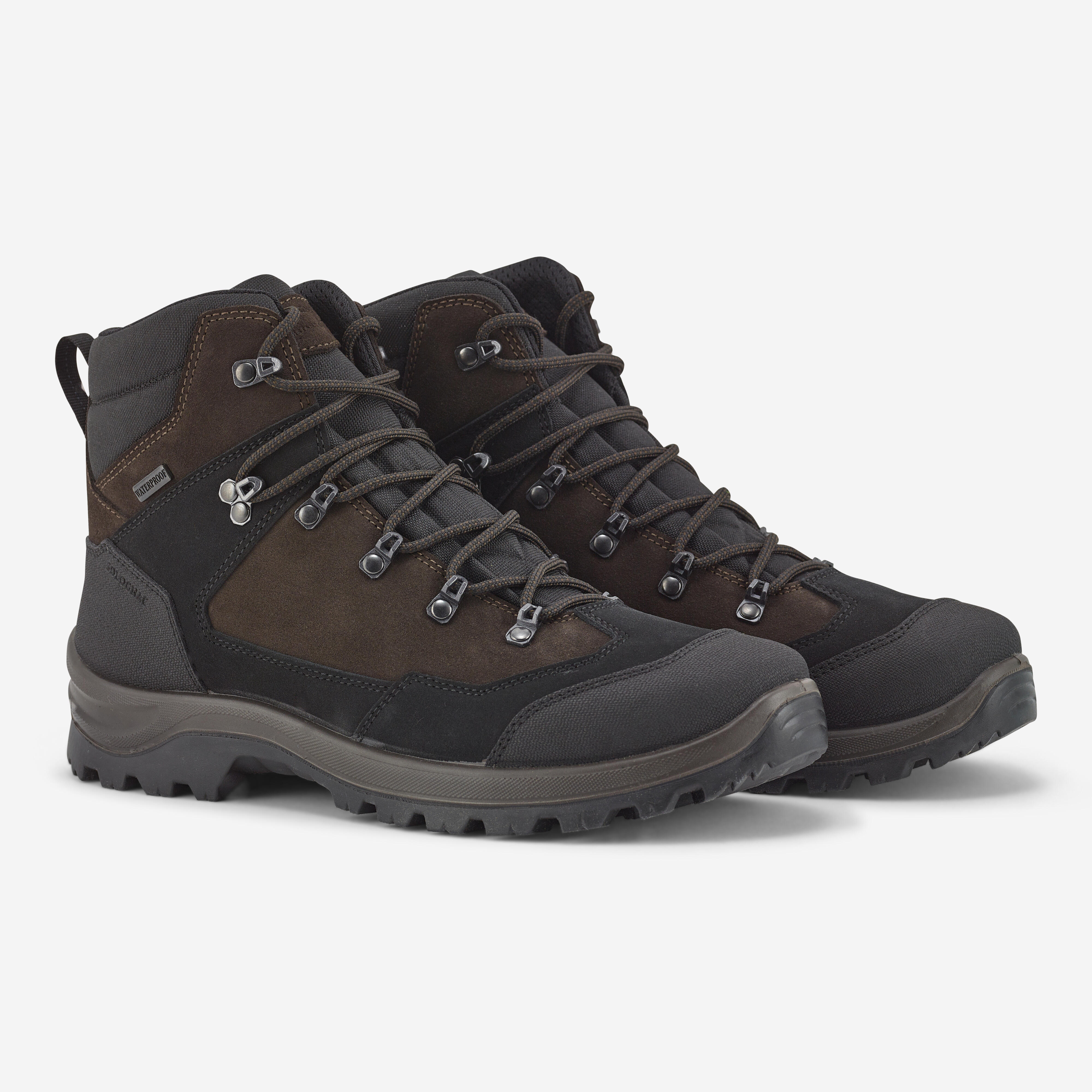 Men’s Waterproof Durable Hunting Boots Crosshunt 120 Resist Brown-image-32