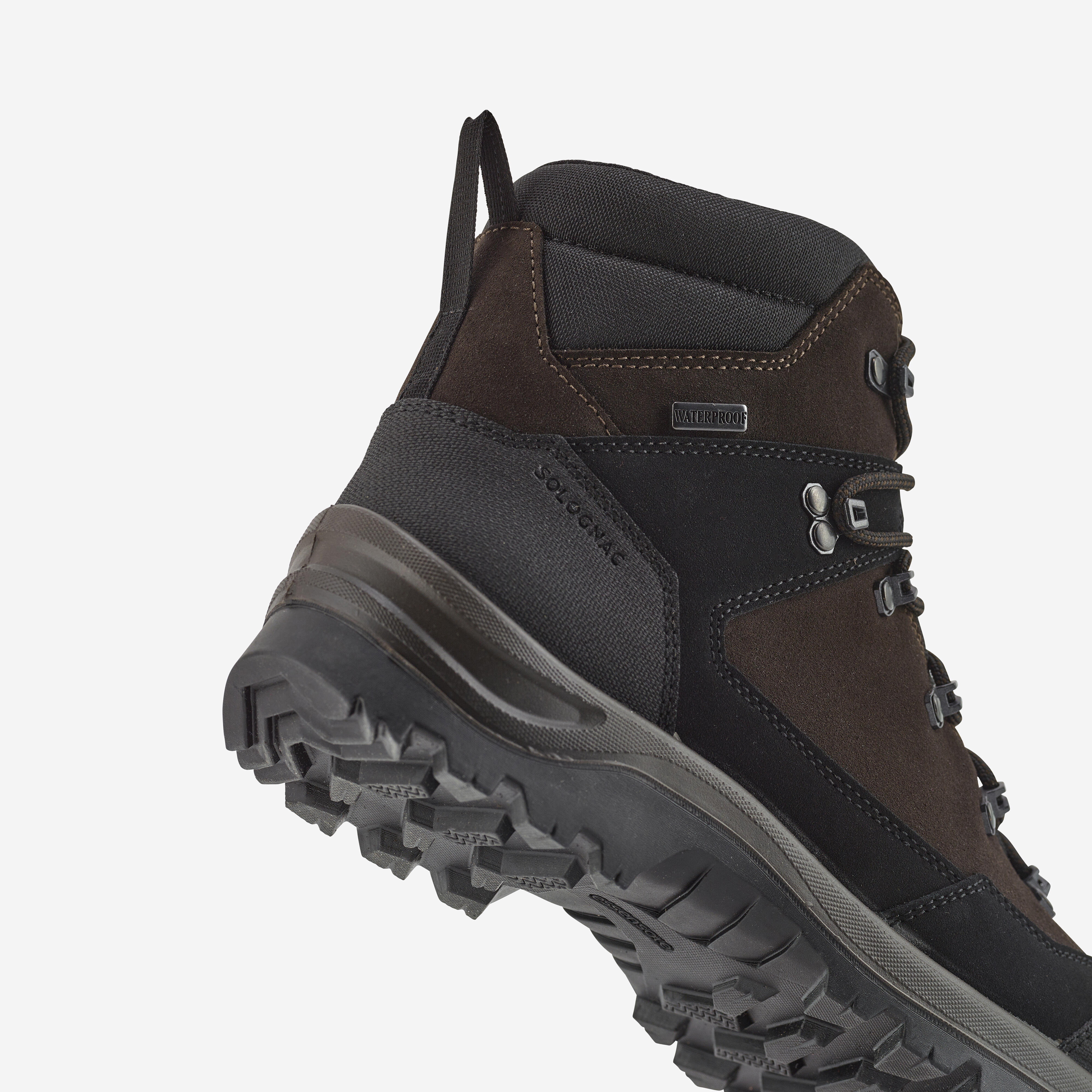 Men’s Waterproof Durable Hunting Boots Crosshunt 120 Resist Brown