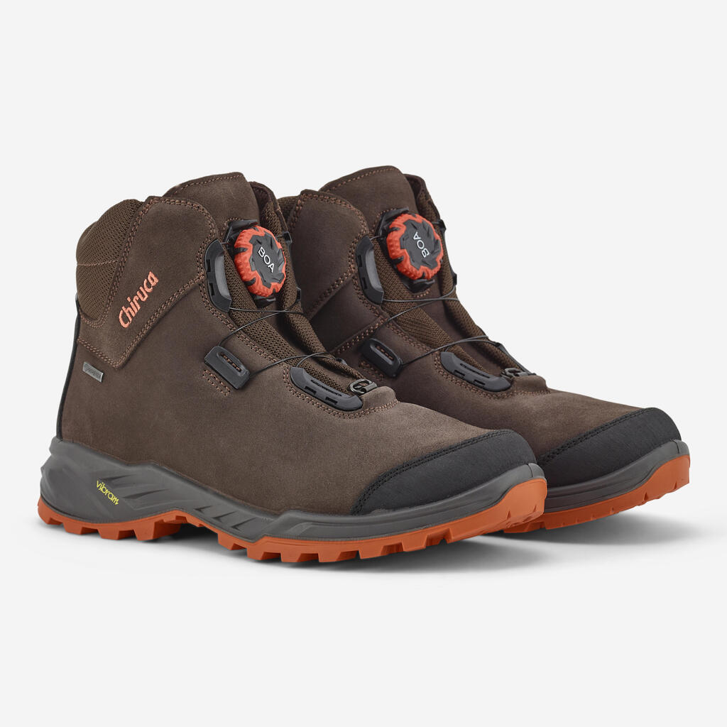 Men’s Waterproof hunting boots Chiruca Kenya BOA Gore-tex Vibram brown