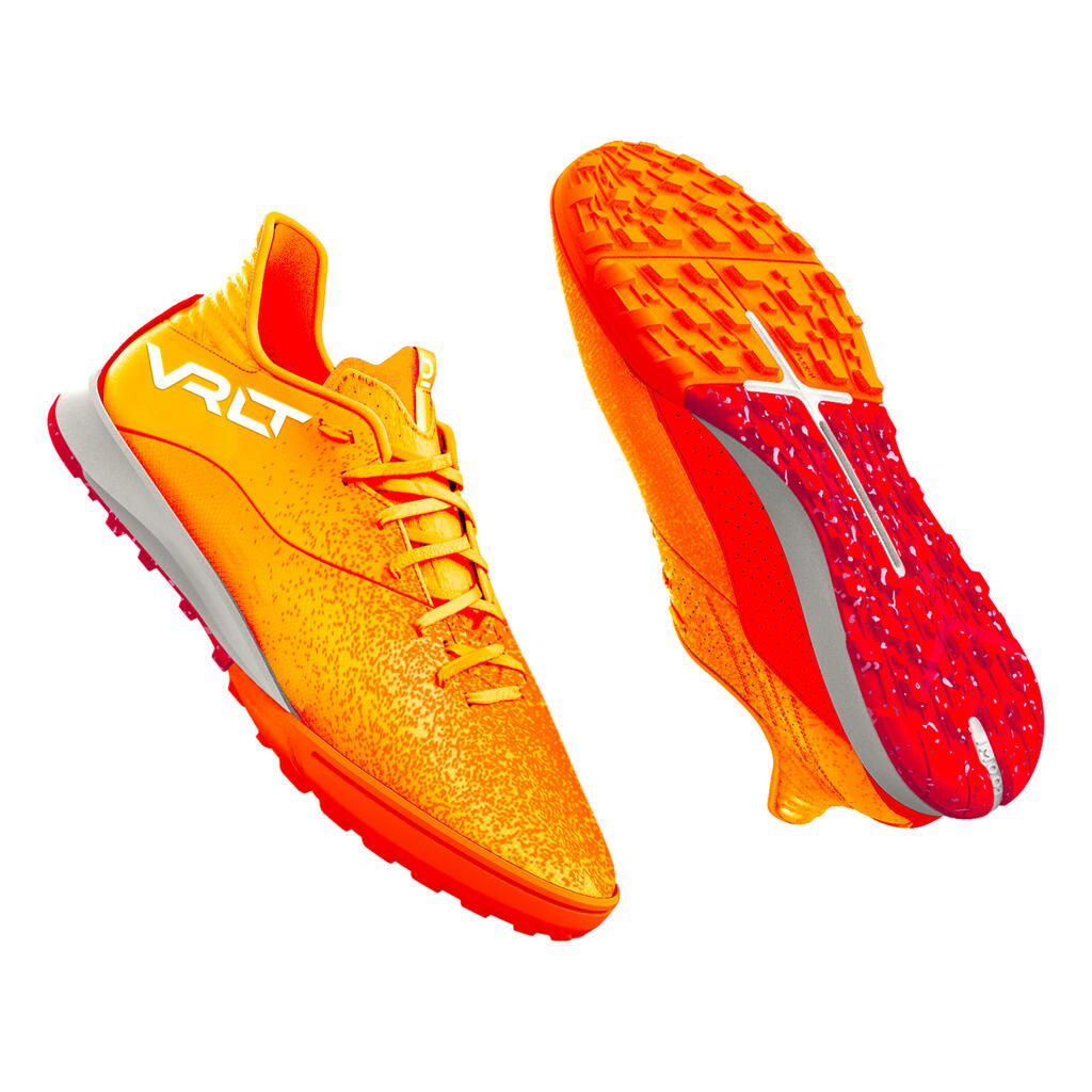 Chaussures de Football Adulte Viralto 1 Turf - Orange