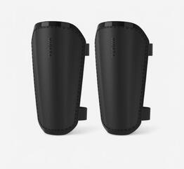 PROTEGE-TIBIAS DE FOOTBALL ADULTE F100 NOIR