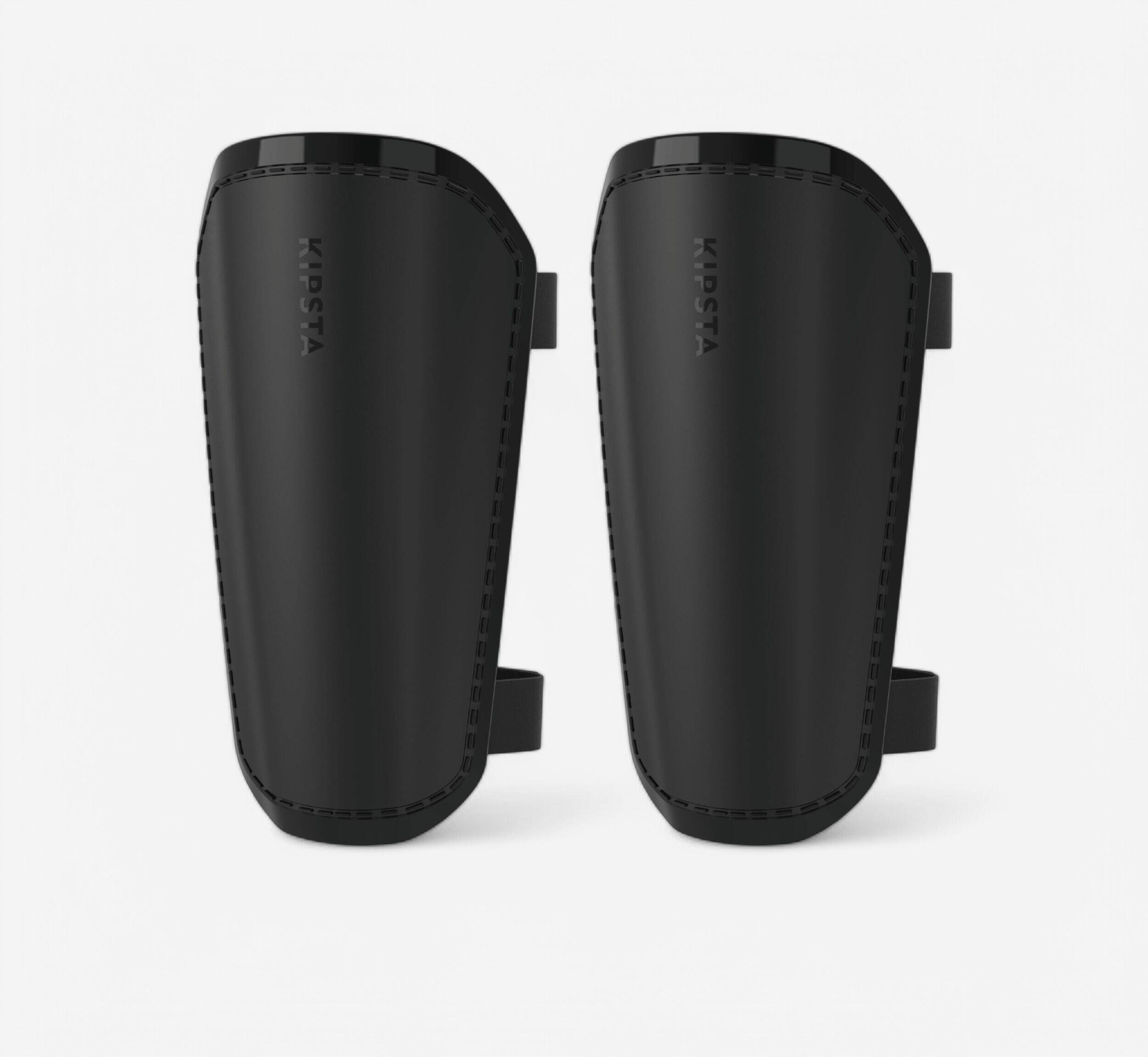 Kids' Football Shin Pads F100 - Black -  1