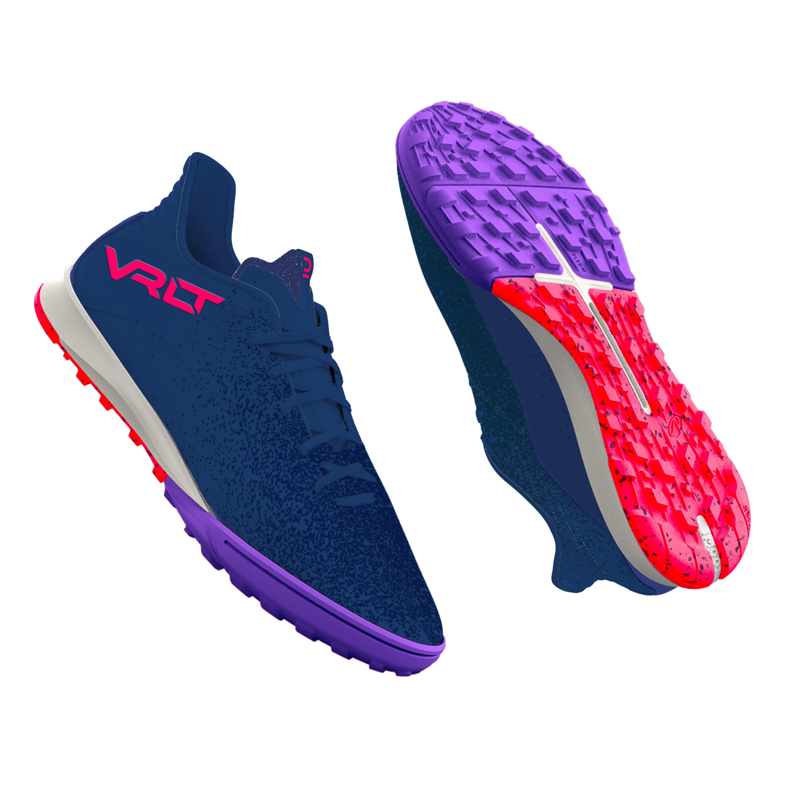 Soccer Cleats, Viralto I TURF Purple/Blue - KIPSTA