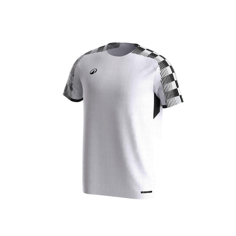 Yetişkin Futbol Forması - Beyaz/Siyah - Viralto Damier