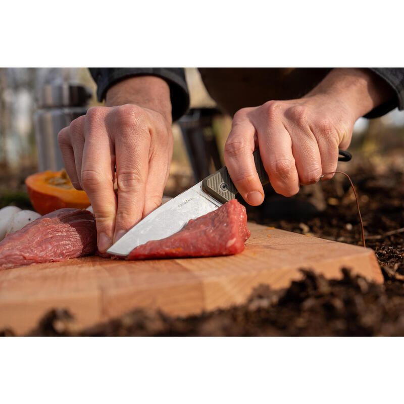 Cuțit fix 9CM SIKA 90 FR GRIP kaki Activități sportive în natură