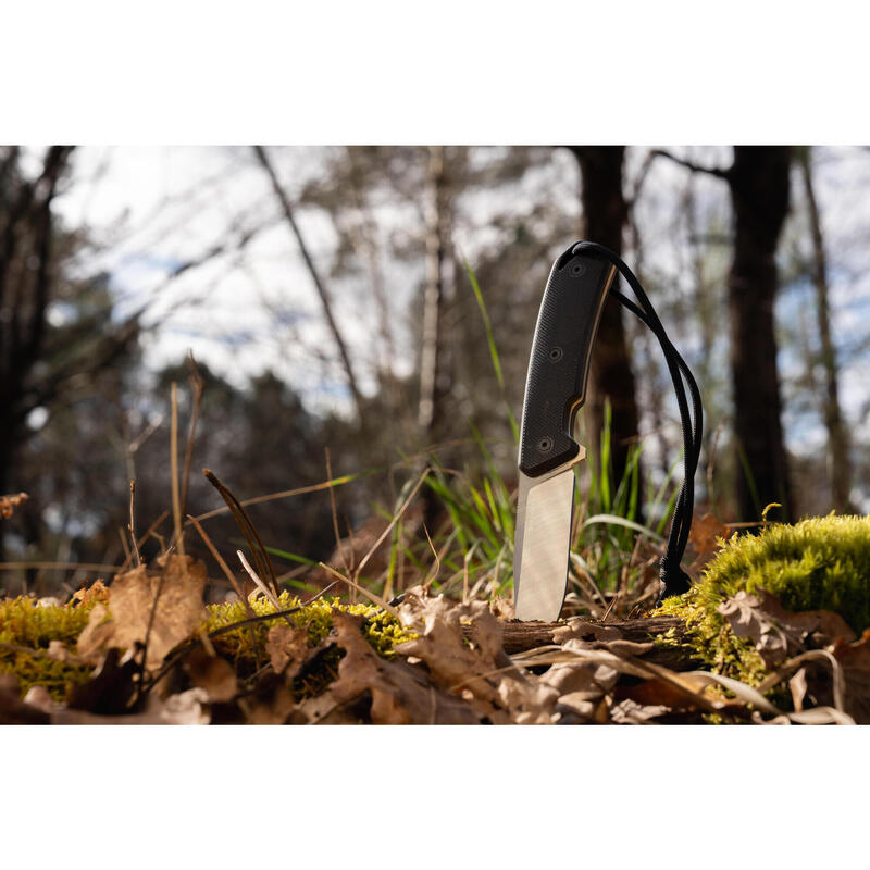 FACA DE CAÇA LÂMINA FIXA 9 CM SIKA 90 FR CABO PRETO