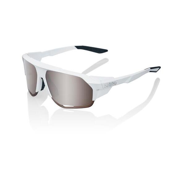 Lunettes de soleil adulte Norvik Soft Tact White Hiper Silver Mirror Lens