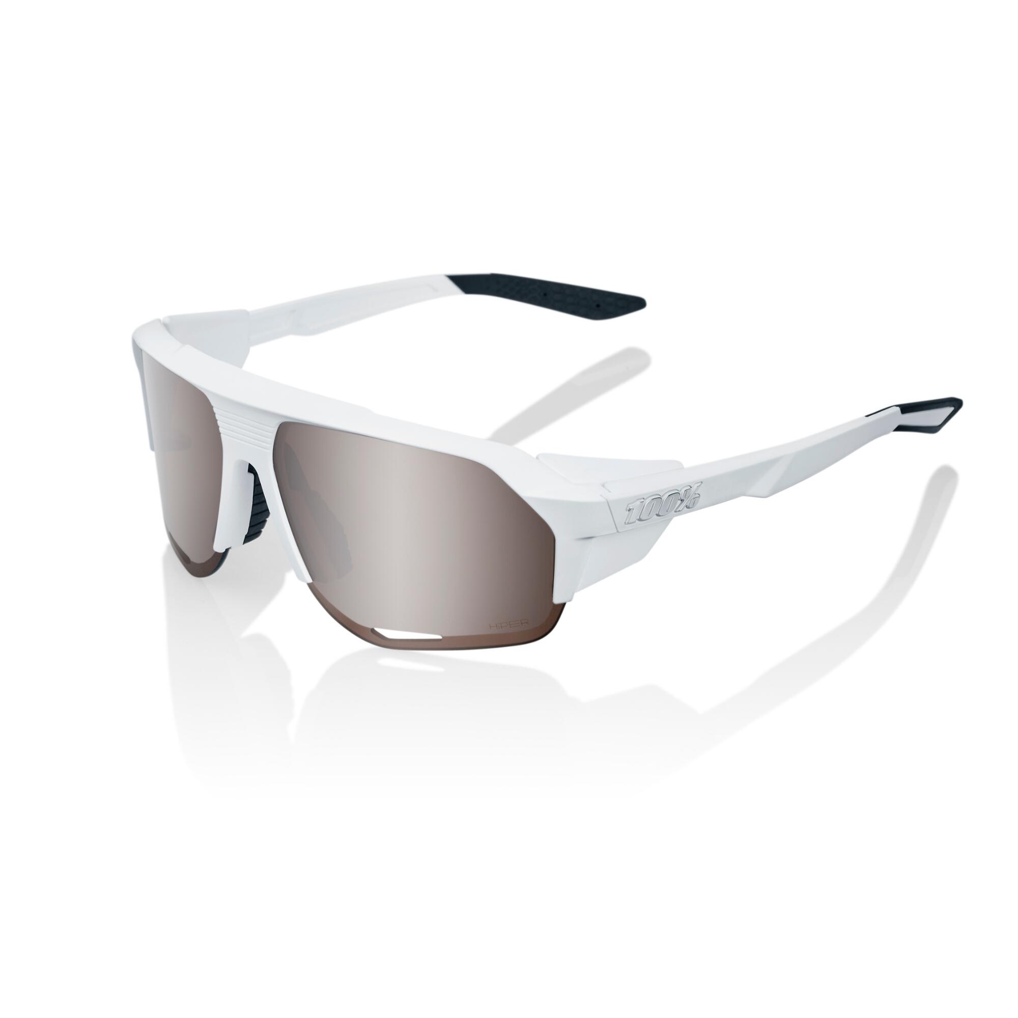 Occhiali da sole Norvik Soft Tact White Hiper Silver Mirror Lens per adulti