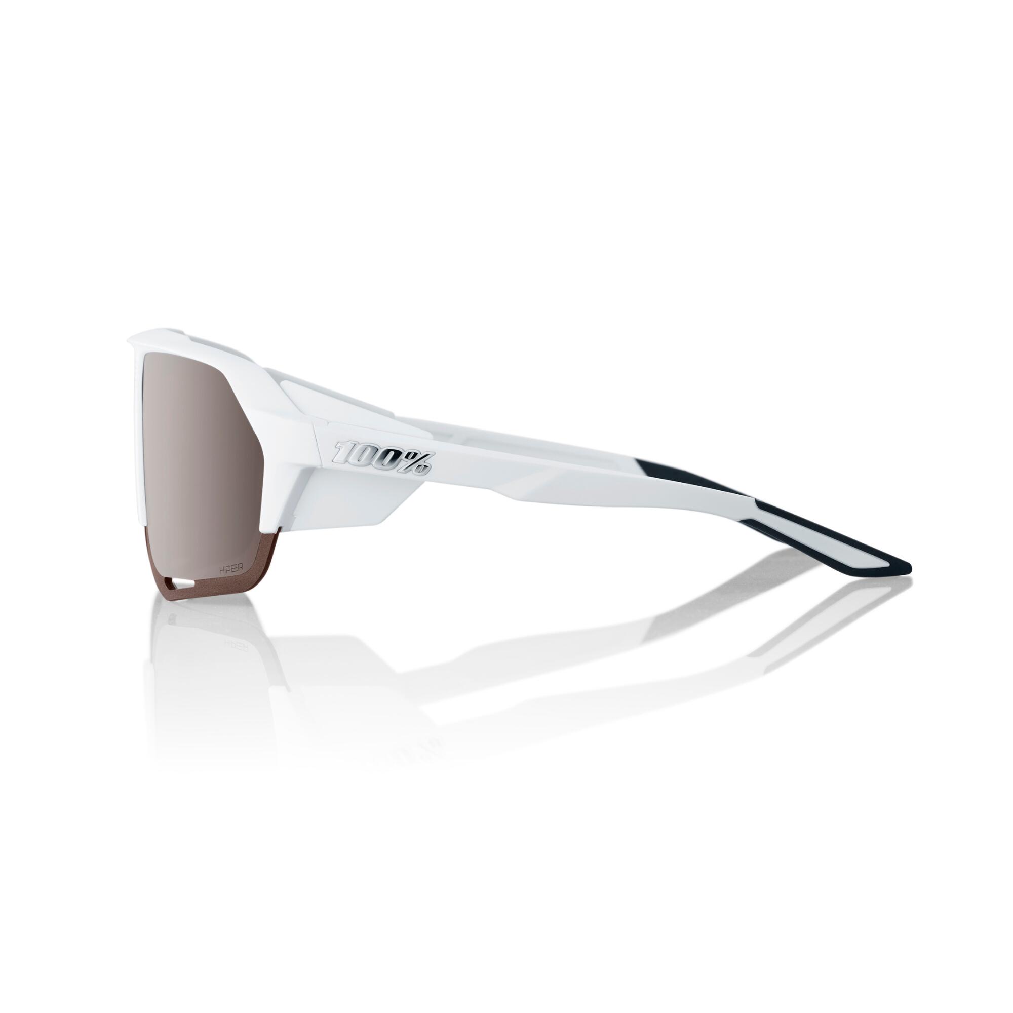 Lunettes de soleil adulte Norvik Soft Tact White Hiper Silver Mirror Lens 3/3