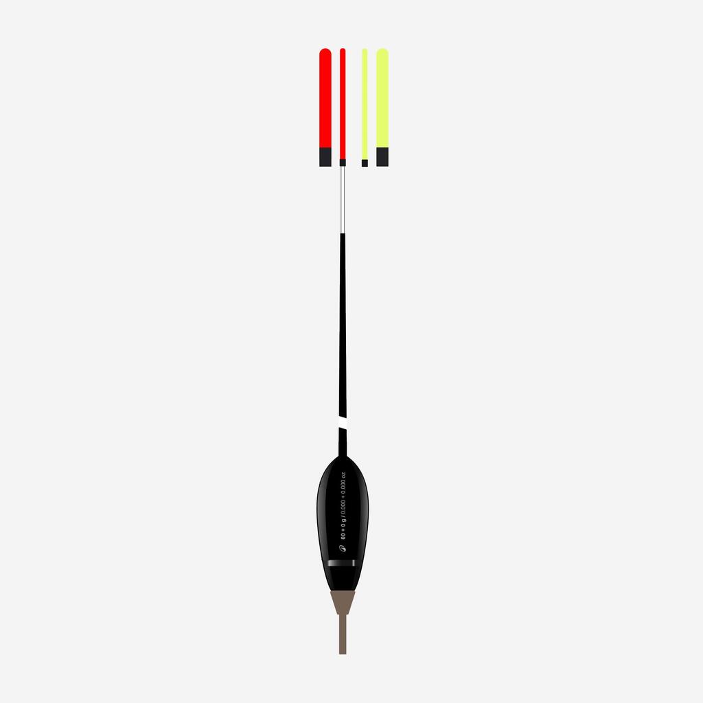 SET OF 2 SLIDING FLOATS FOR MATCH FISHING F 500 SLG 3+6 g 3+8 g