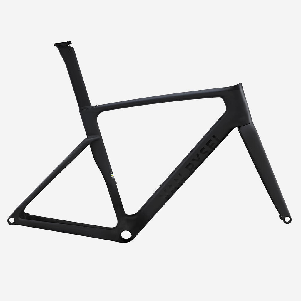 Komplet rama VAN RYSEL RCR PRO RAW CARBON
