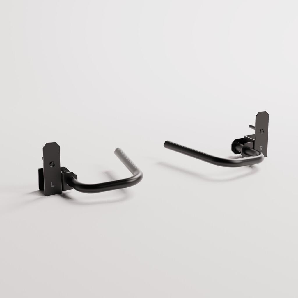 Dip Supports for Weight Training Rack - Twin-Pack