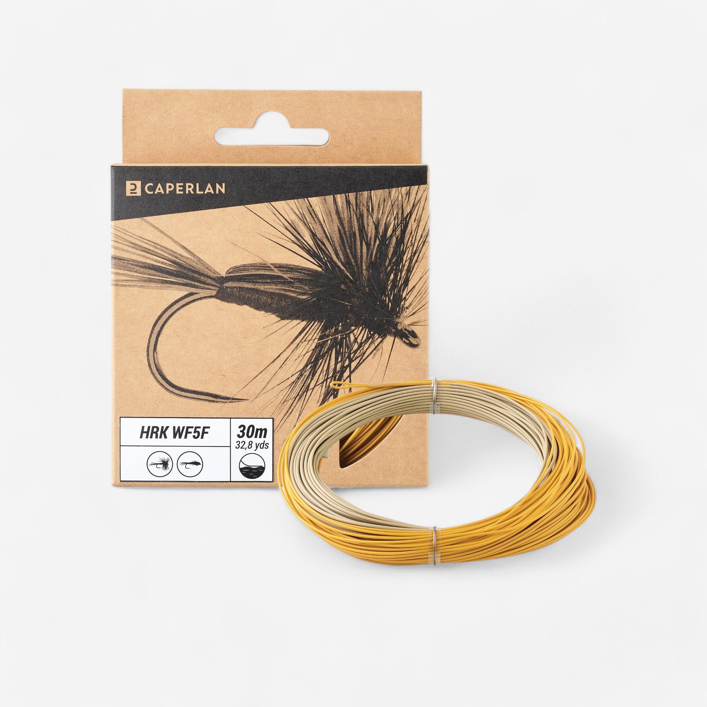 WF5 floating fly line - HRK WF5F orange C /beige 1/4