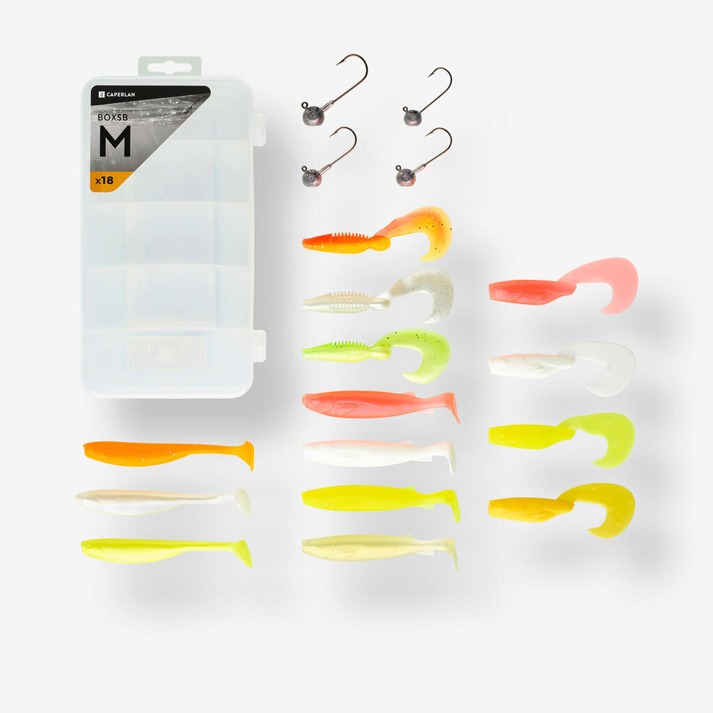 BOX OF SOFT LURES BOX SB M