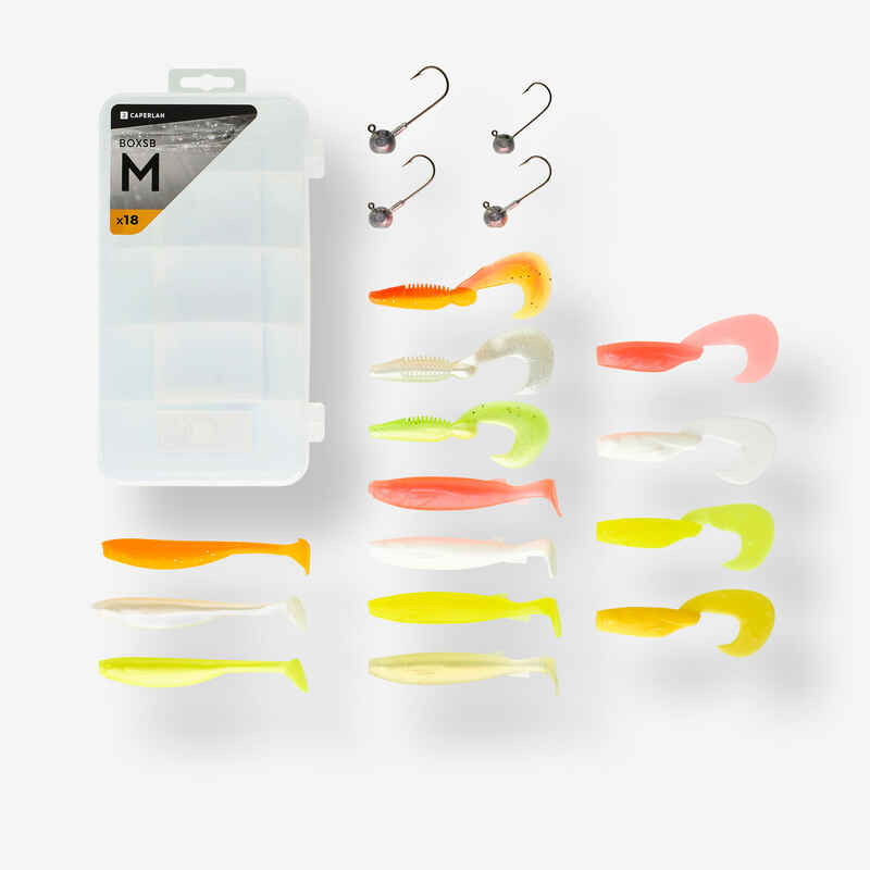 BOX OF SOFT LURES BOX SB M