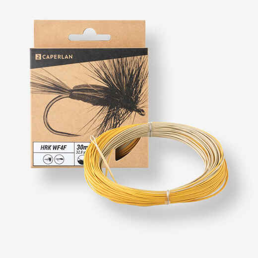 
      WF4 floating fly line - HRK WF4F orange C /beige
  