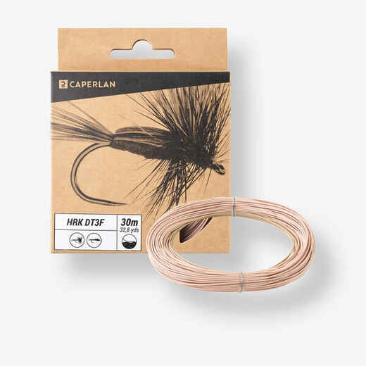 
      DT3 floating fly line - HRK DT3F beige
  