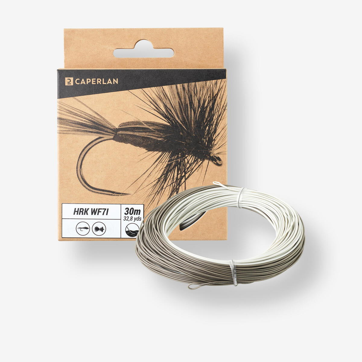 Soie Intermédiaire rapide WF7 - HRK WF7I vert /gris