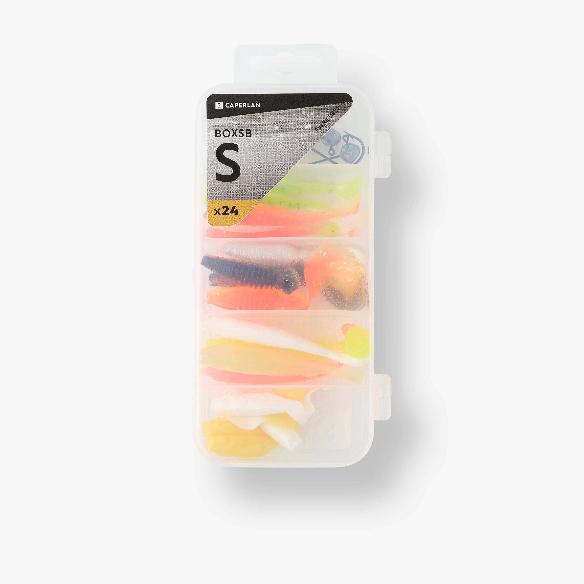 BOX OF SOFT LURES BOX SB S -  2