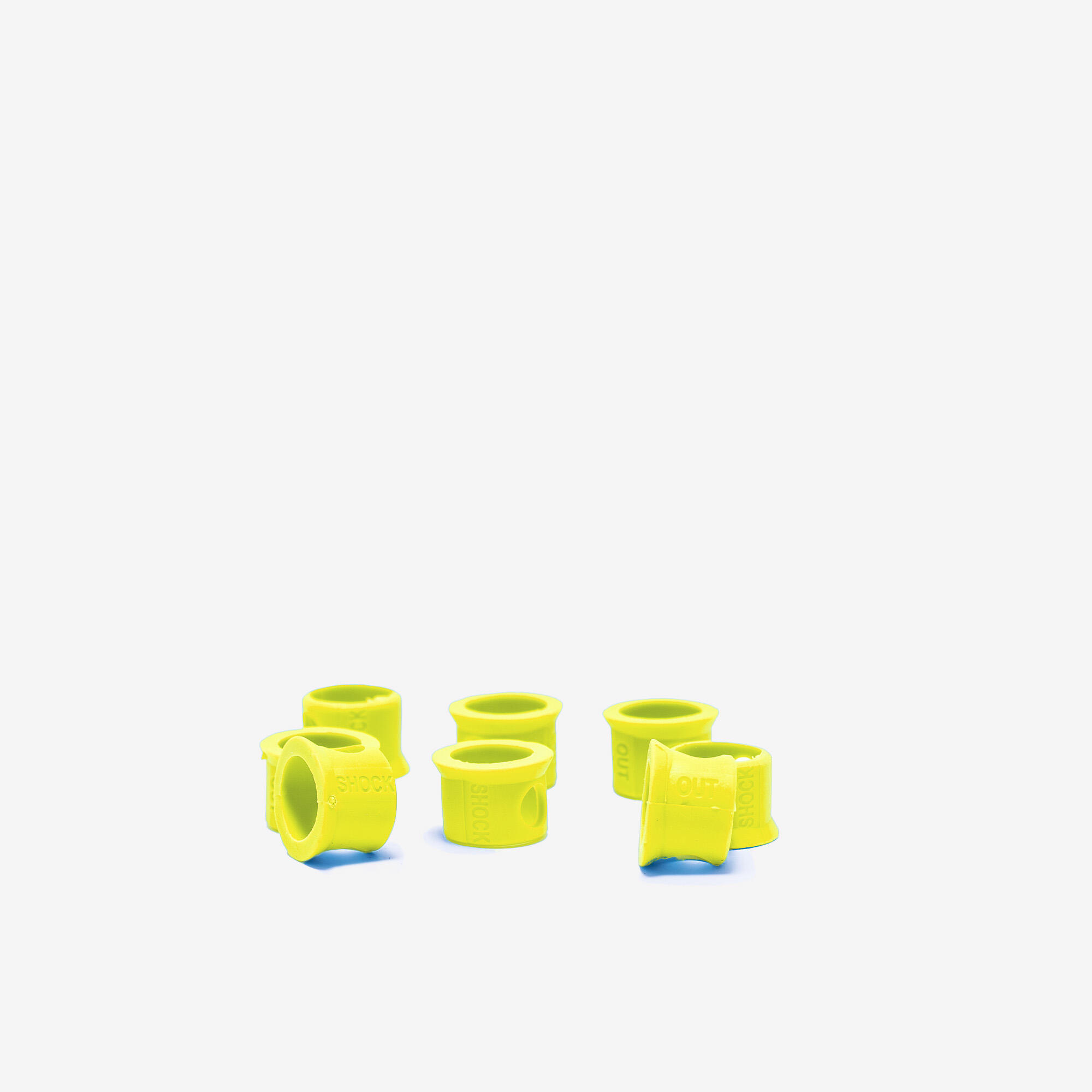 Anti-vibrateur de raquette de beach tennis jaune 2/5