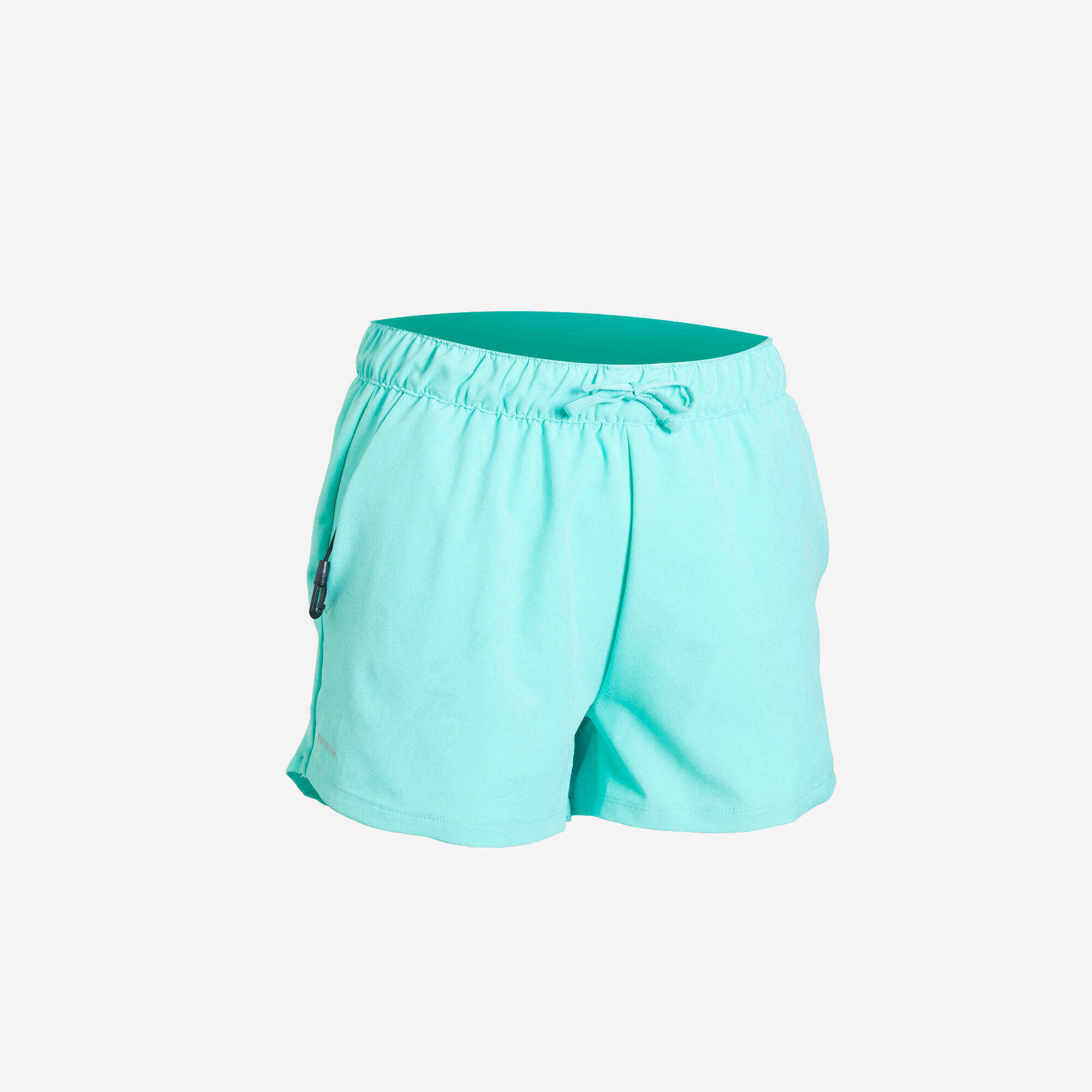 Women's Running & Trail Running Breathable Shorts KIPRUN Run 500 Dry-green -  2