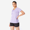 Printed Running T-shirt for women Run Dry 150- Lavender Purple