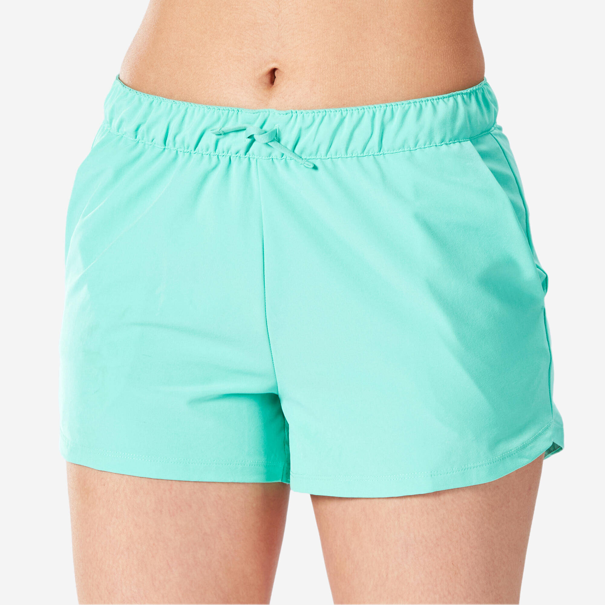Women's Running & Trail Running Breathable Shorts KIPRUN Run 500 Dry-green -  1