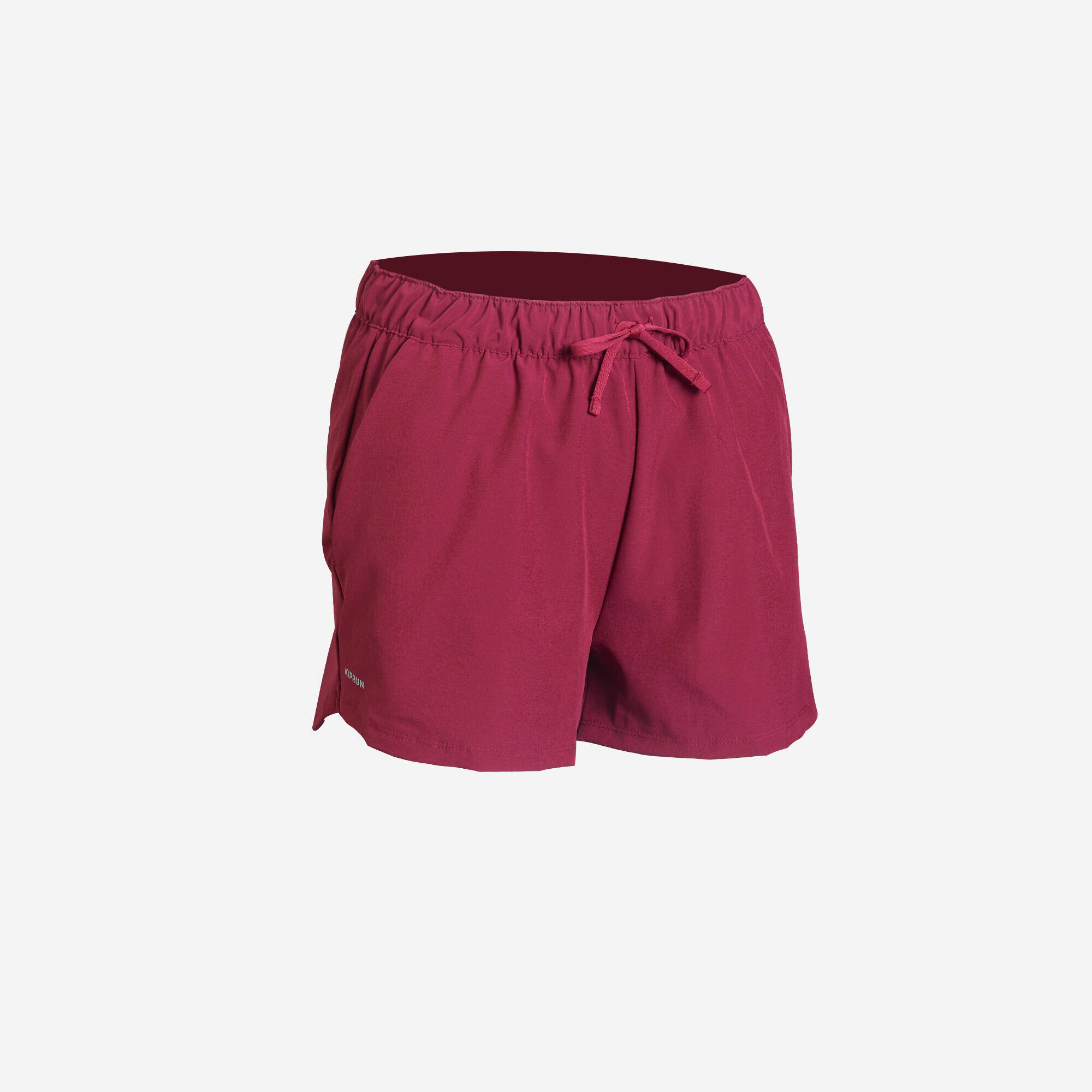 Women's Running & Trail Running Breathable Shorts-KIPRUN Run 500 Dry-burgundy -  2