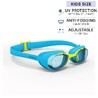 Swimming Goggles Size S Clear Lenses Xbase Blue Yellow