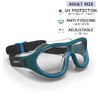 Swimming Goggles Mask Size L Clear Lenses Comfortable Fit Blue Black