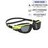 Kids Swimming Goggles UV Protection Anti Fogging Smoked Lenses Black Yellow