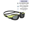 Swimming goggles SPIRIT - Smoked lenses - Size small - Black yellow