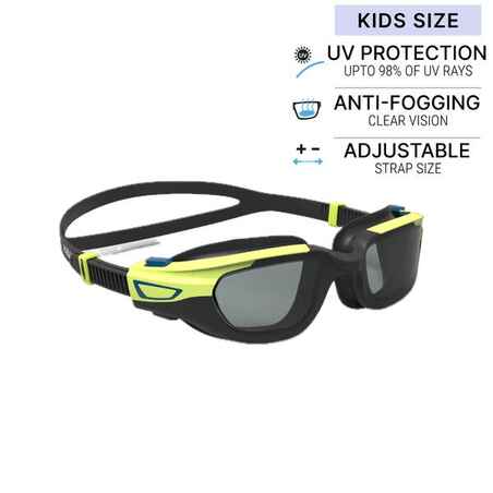 Swimming goggles SPIRIT - Smoked lenses - Size small - Black yellow