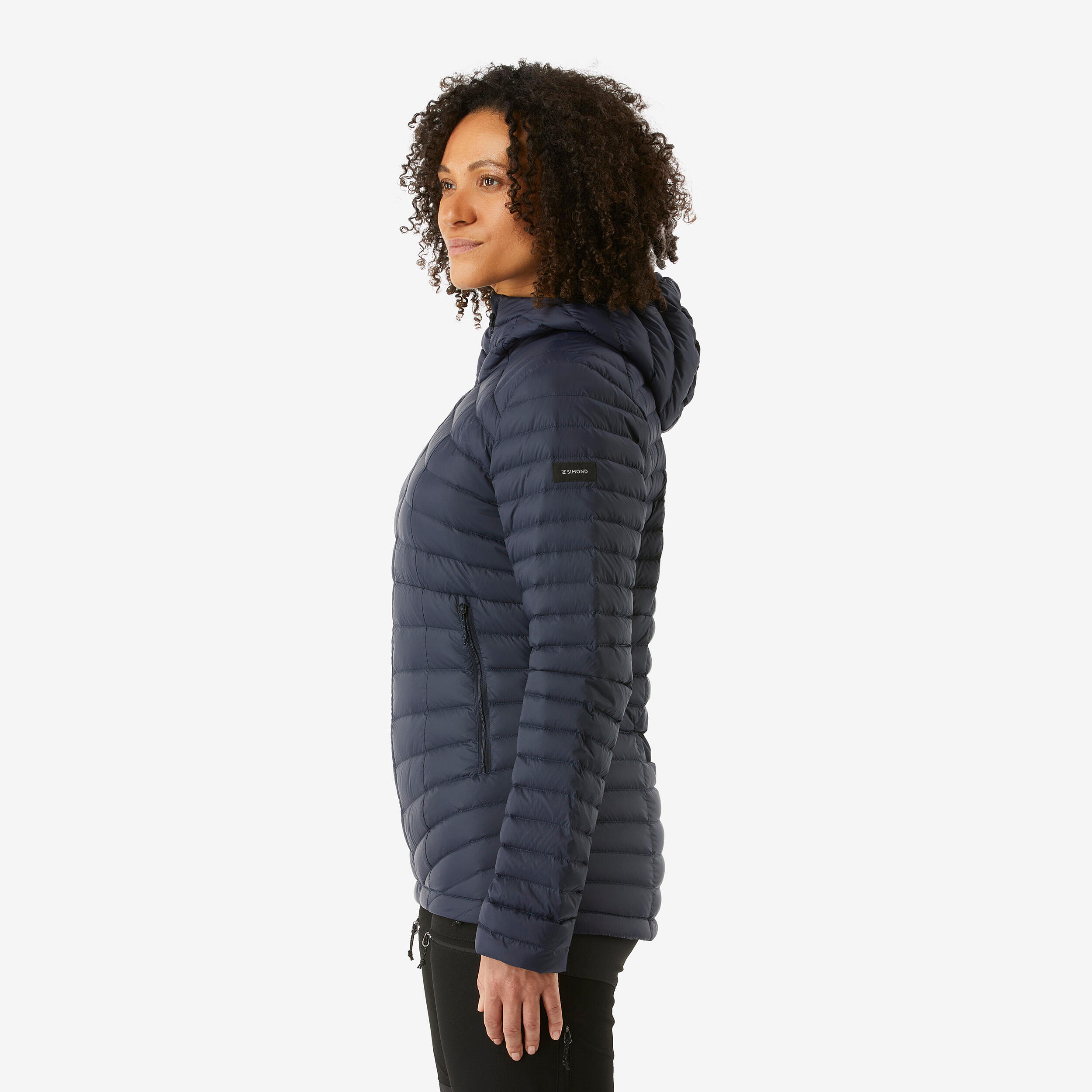 Manteau de randonnée en duvet femme – MT 100 - FORCLAZ