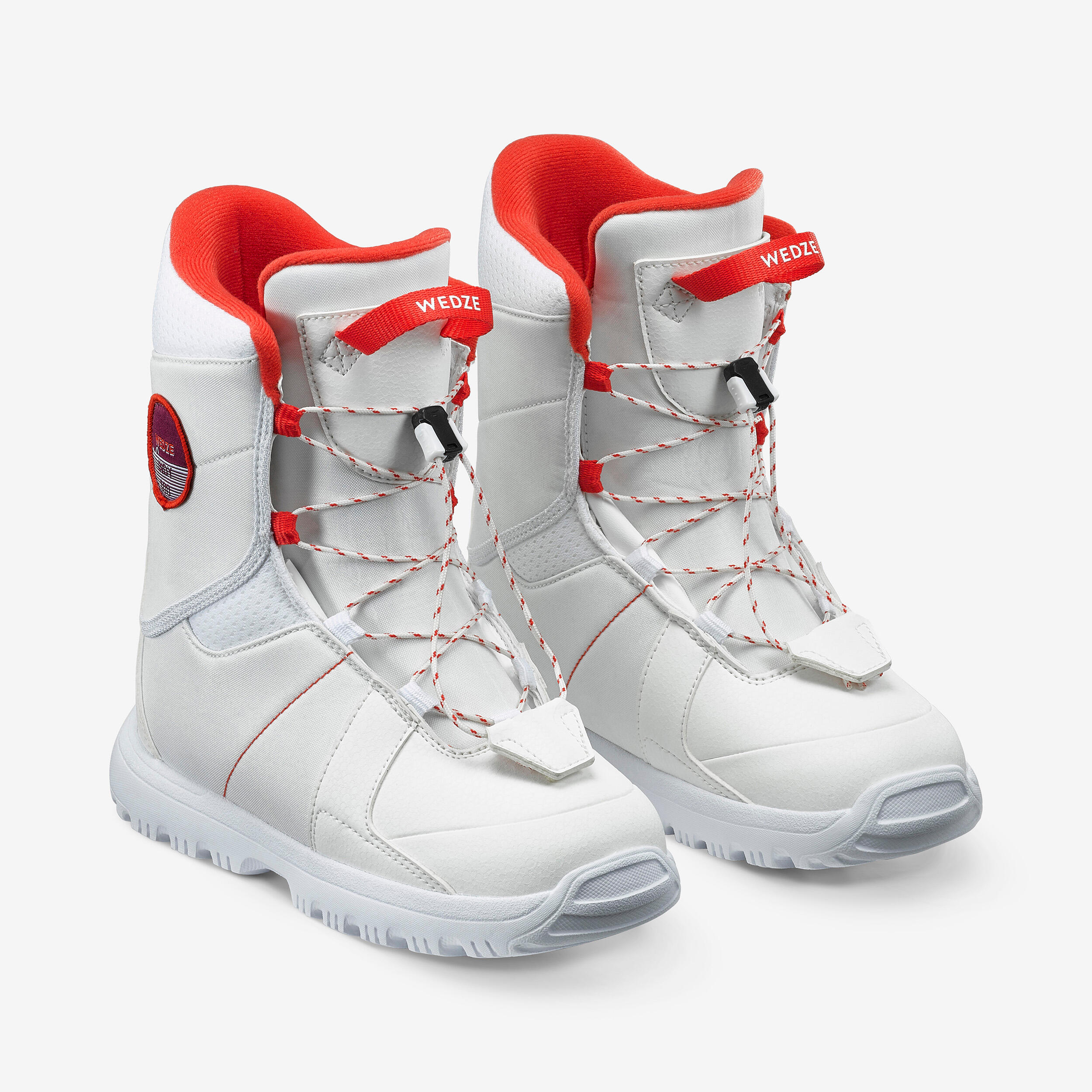 Botas de snowboard Criança com fecho rápido - Indy 100 - XS 6/8