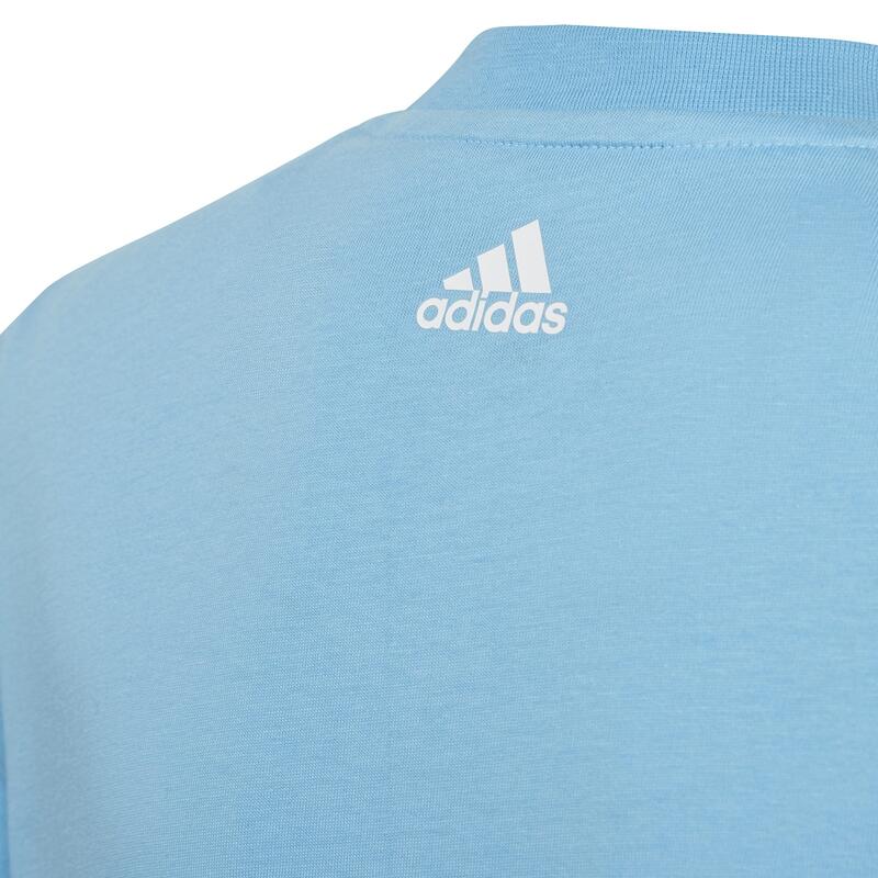 T-SHIRT DE EDUCAÇÃO FÍSICA CRIANÇA ADIDAS AZUL