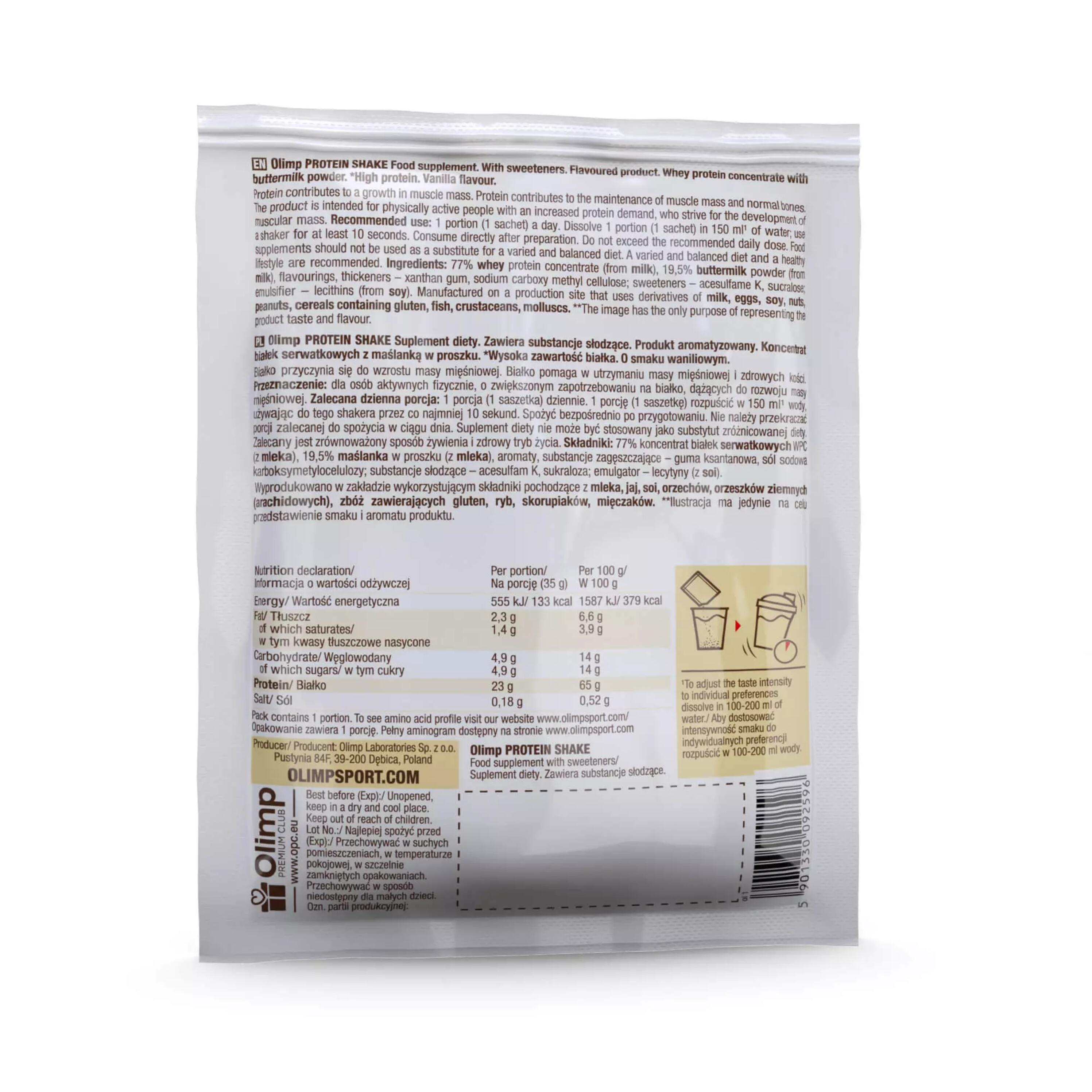 Protein shake OLIMP 35g wanilia 2/2