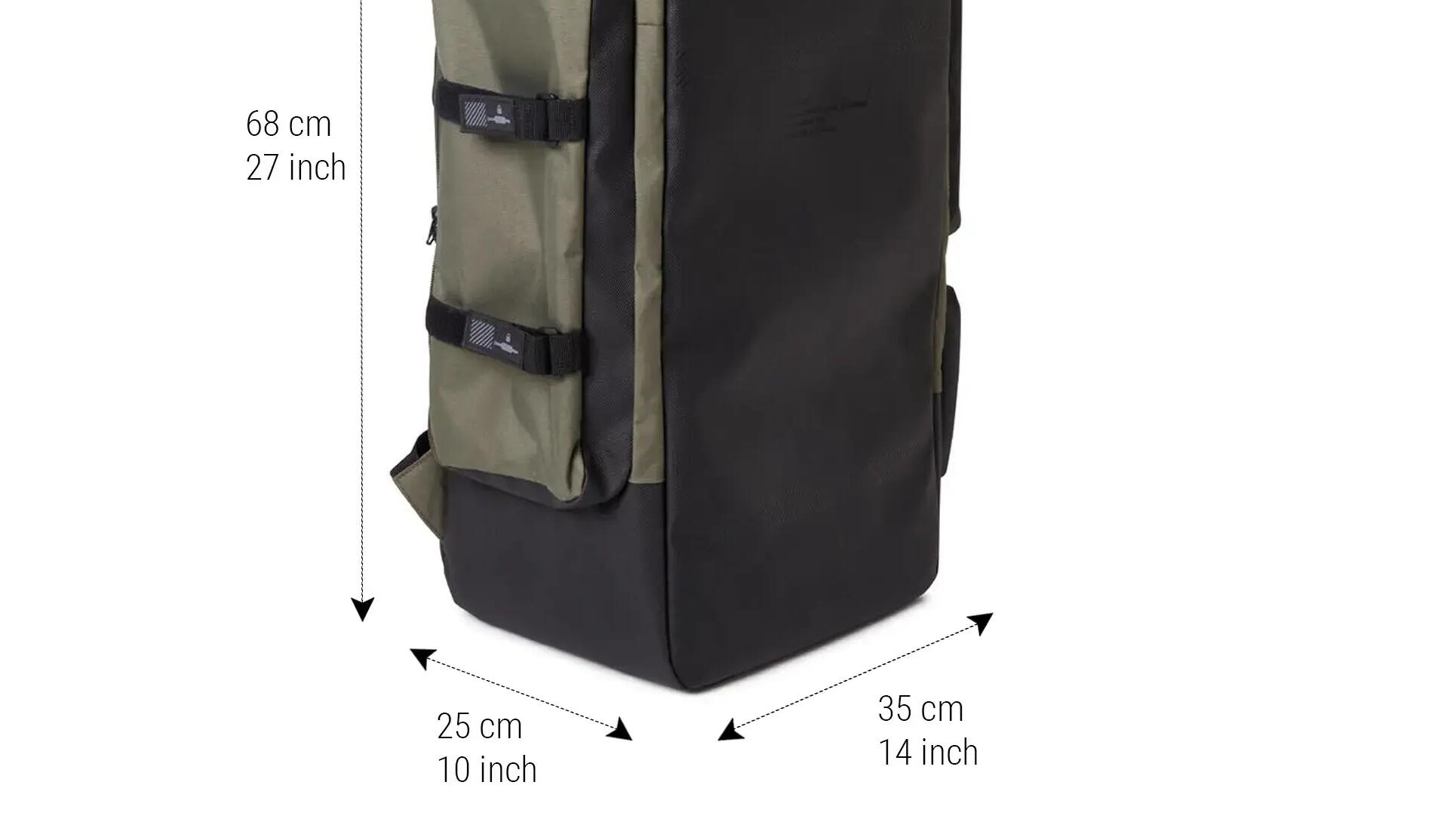 Quelle est la taille et le poids du sac 50L?