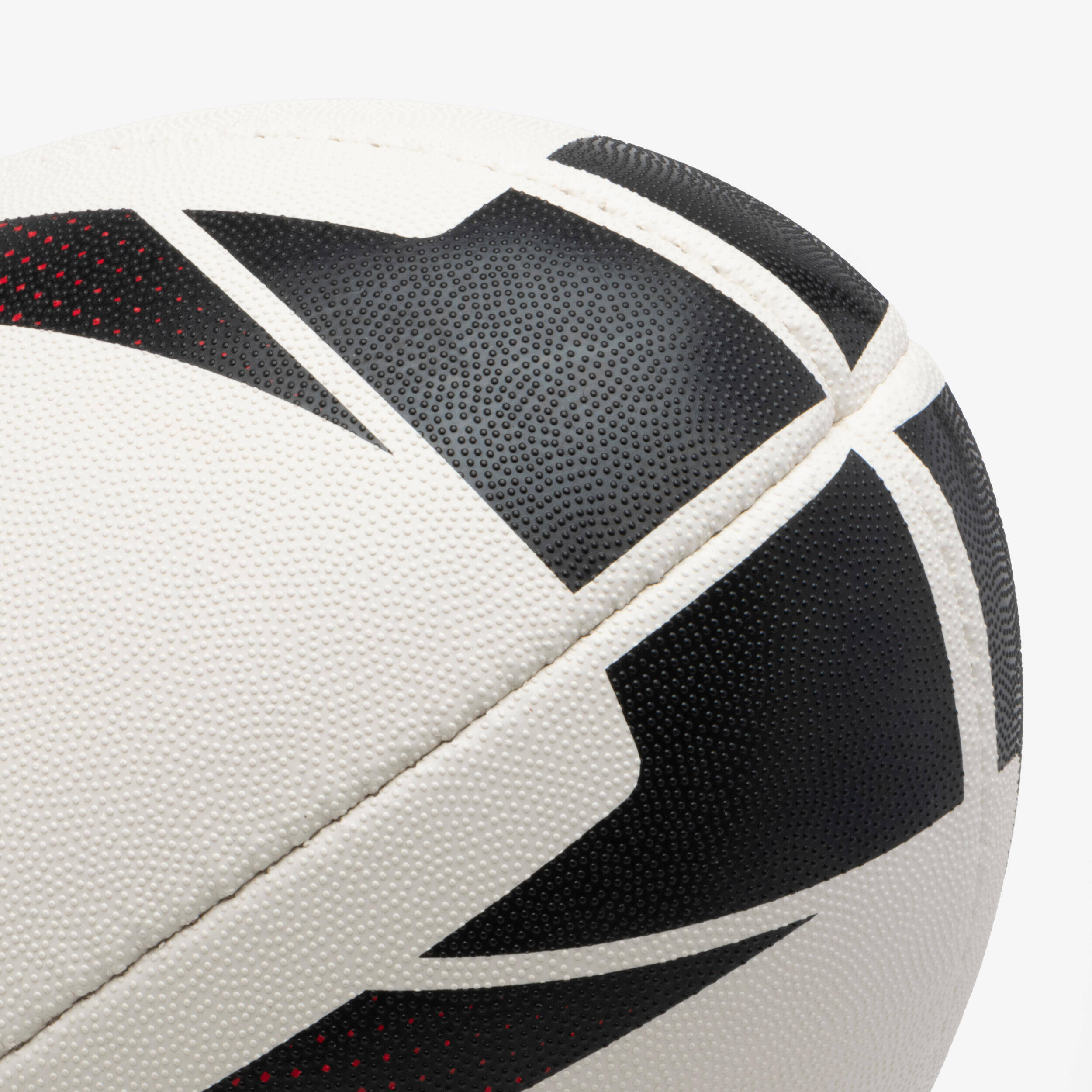 Rugby Size 5 Training Ball - Black -  4