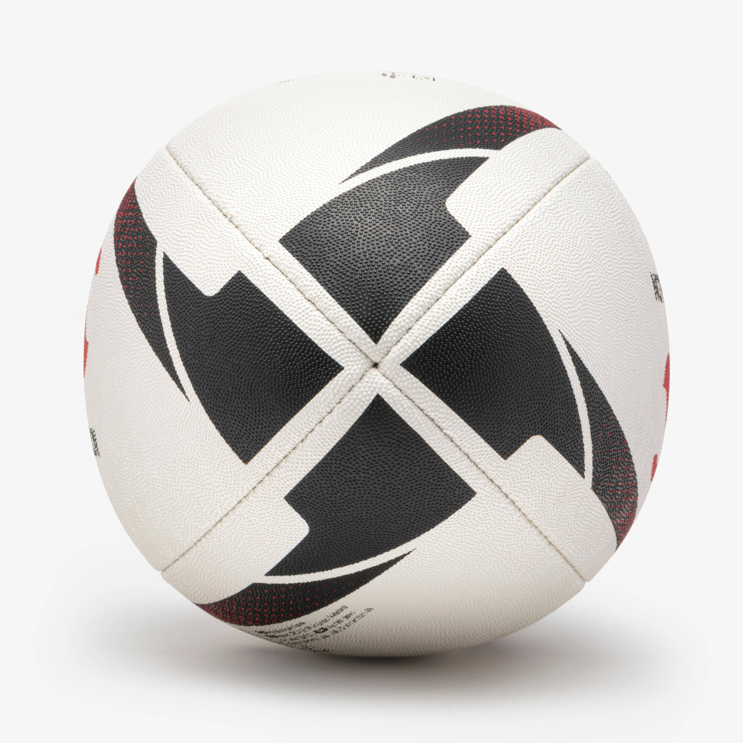 Rugby Size 5 Training Ball - Black -  2