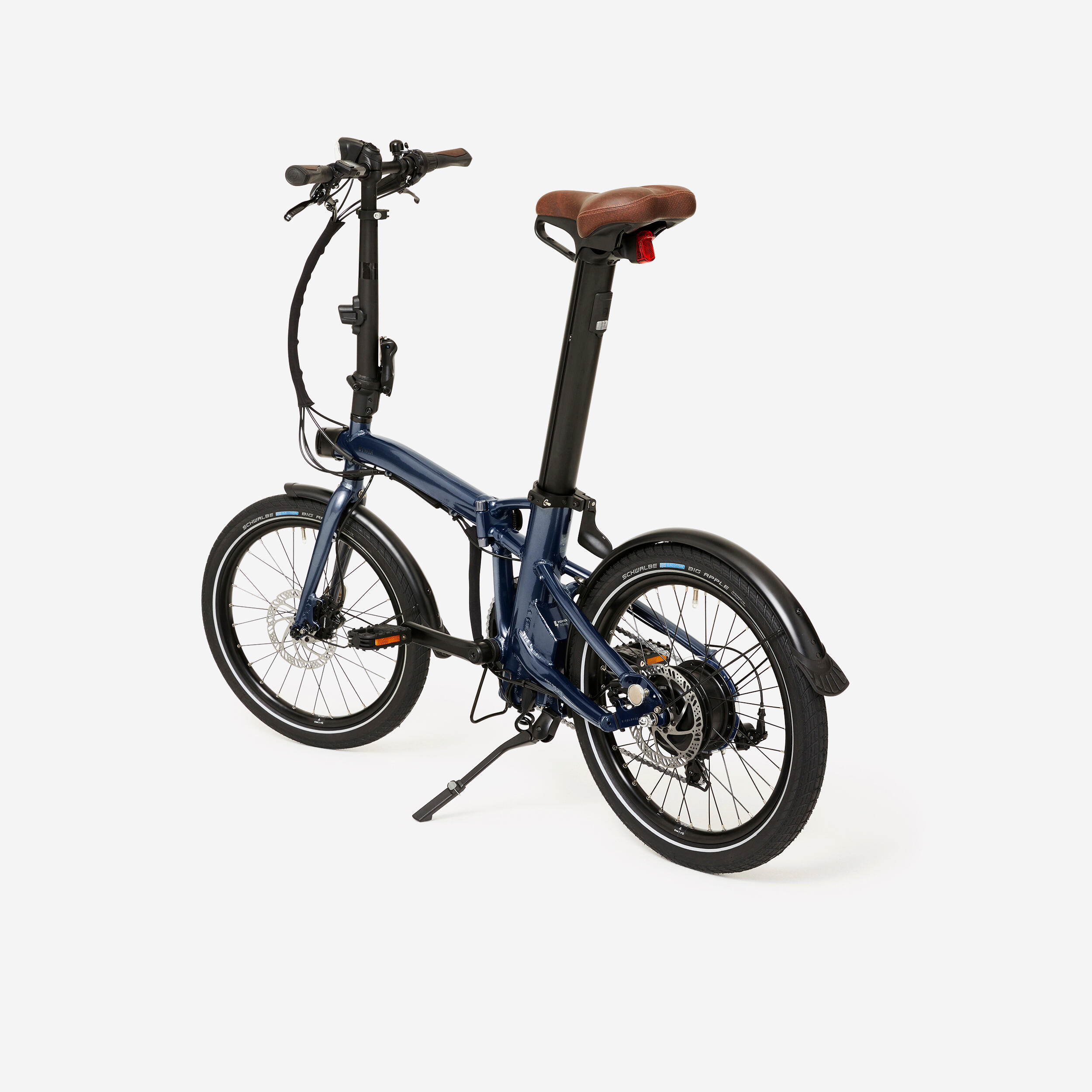 Velo pliant electrique 20 pouces e fold 900 1 seconde BTWIN Decathlon