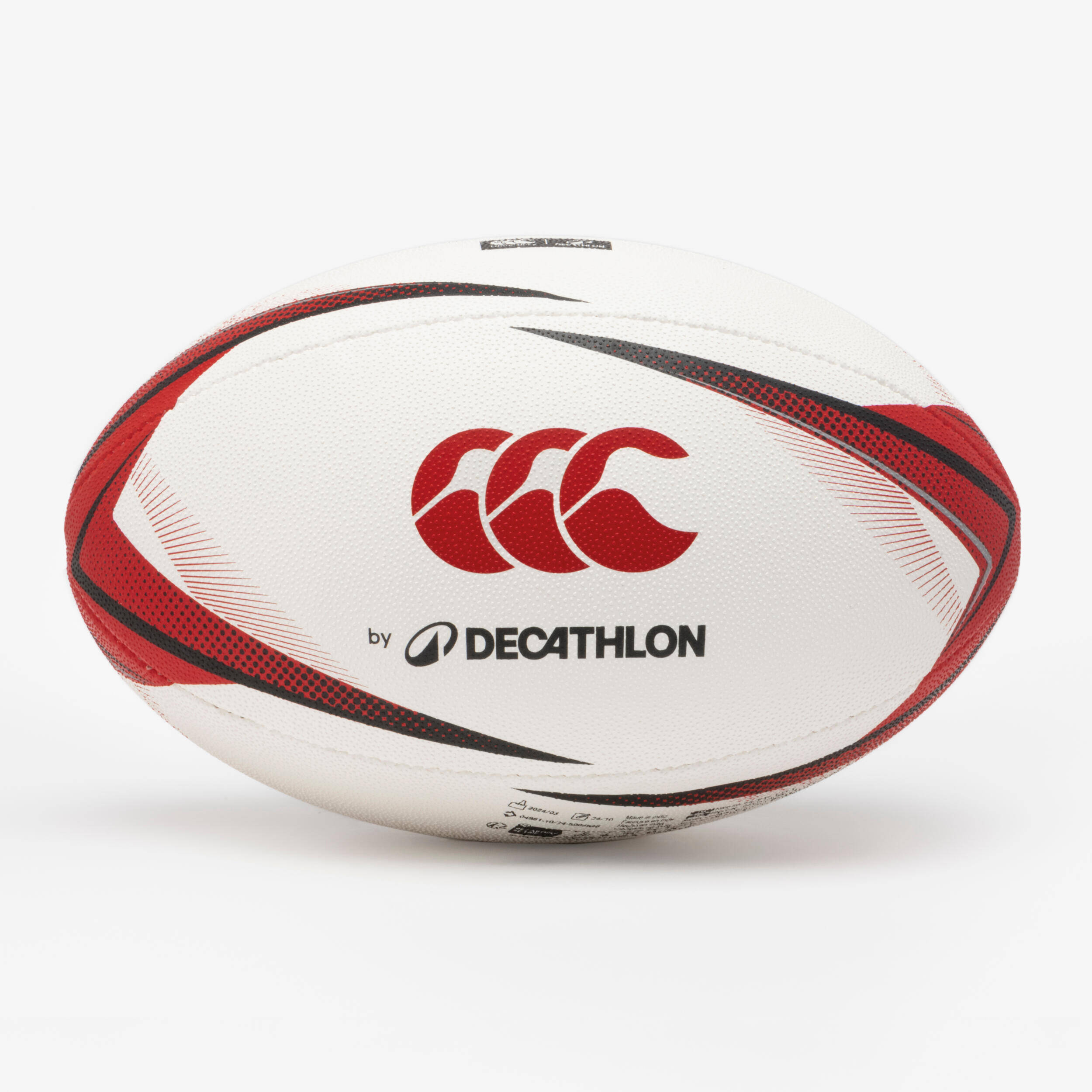 Rugby Size 5 Match Ball - Black -  1