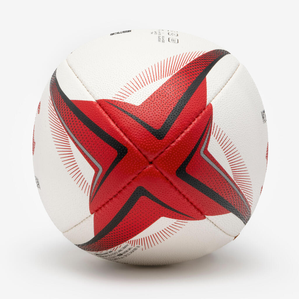 Rugby Ball Größe 5 Spielball - Decathlon x Canterbury rot