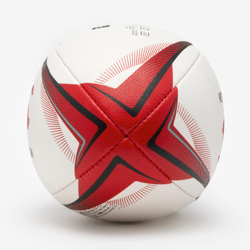Ballon de Rugby T5 - Ballon de match Decathlon | Canterbury rouge