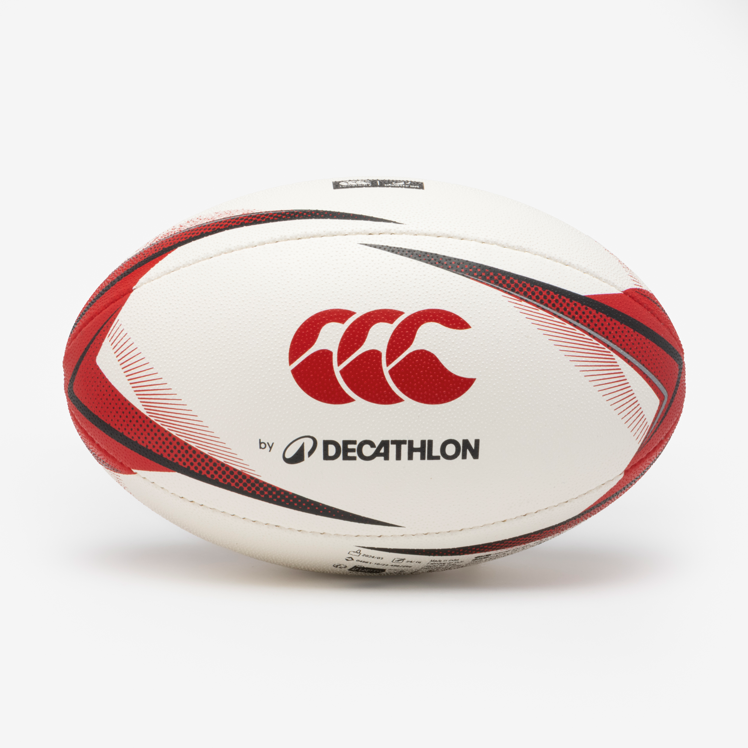 Ballon de rugby de match taille 4, decathlon | canterbury rouge - Rugby - OFFLOAD- Clubs - Entreprises - Collectivités - Associations